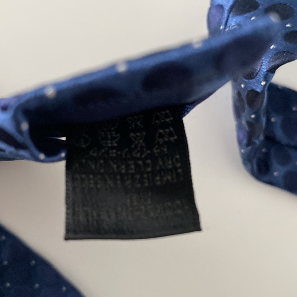 Loewe Madrid 1846 Royale Blue Logo Print Silk Tie 👔 - Picture 5 of 6